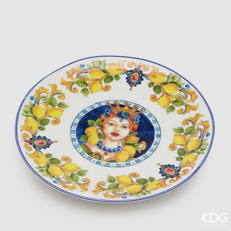 Servizio Piatti Caltagirone in ceramica 18 pz. EDG Enzo De Gasperi