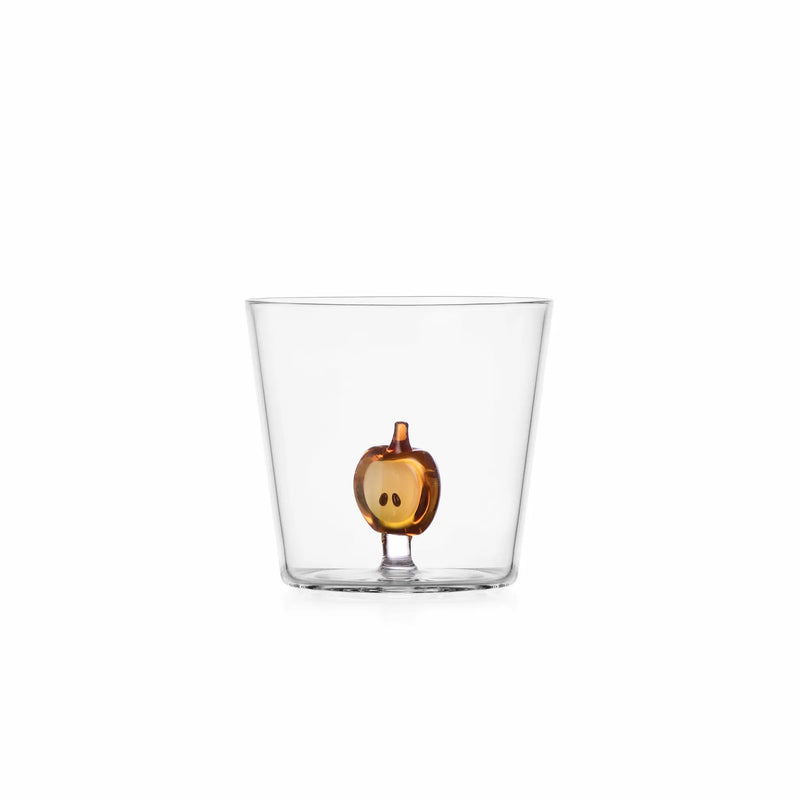 Ichendorf Milano Bicchiere Con Decoro In Vetro Borosilicato Fruits And Flowers