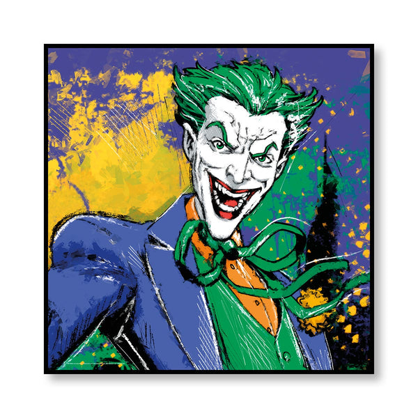 Egan Quadro Joker 100x100 cm.  Warner Bros DC