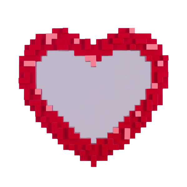 Seletti Pixel Specchiera con cornice 55,5x51,5 cm.  Heart - Cuore