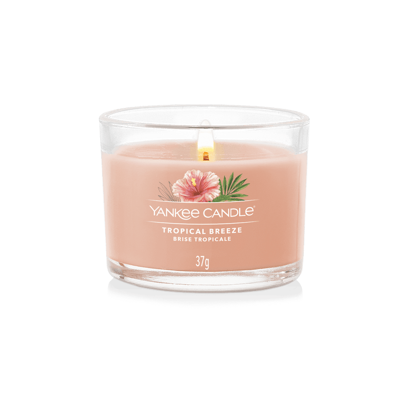 Yankee Candle Candela Votive in Vetro Tropical Breeze