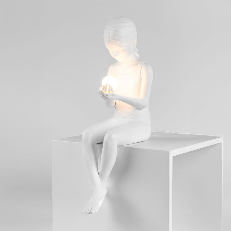 Seletti Scultura in resina con luce LED Innerglow Mini - Girl