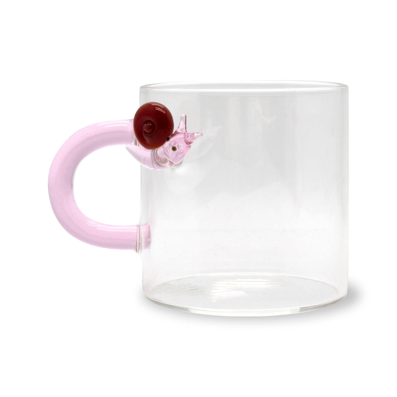 Set 2 pz. tazzine da caffè in borosilicato con decori e manico colorato Monterey WD Lifestyle