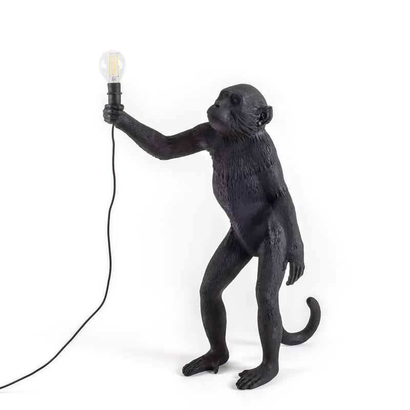 Seletti Lampada The Monkey Outdoor Nera