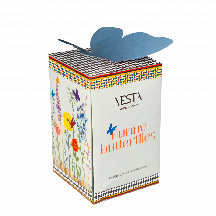 Vesta Kit 3 Farfalle Funny Butterfly in cristallo acrilico