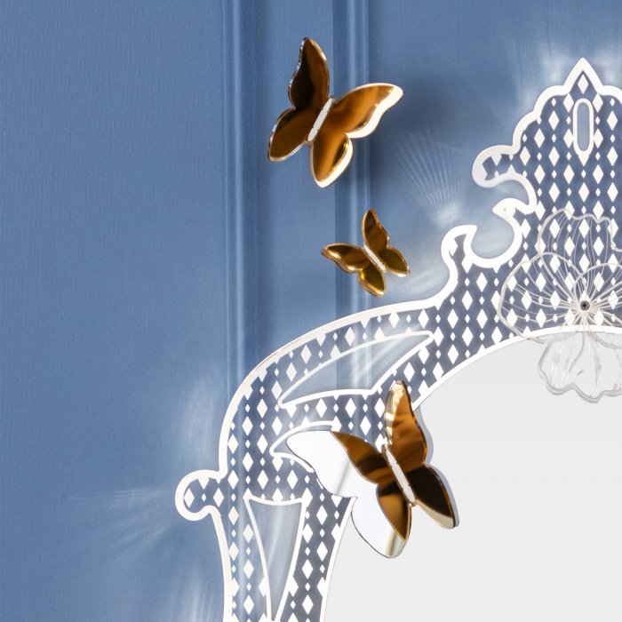 Vesta Kit 3 Farfalle Funny Butterfly in cristallo acrilico