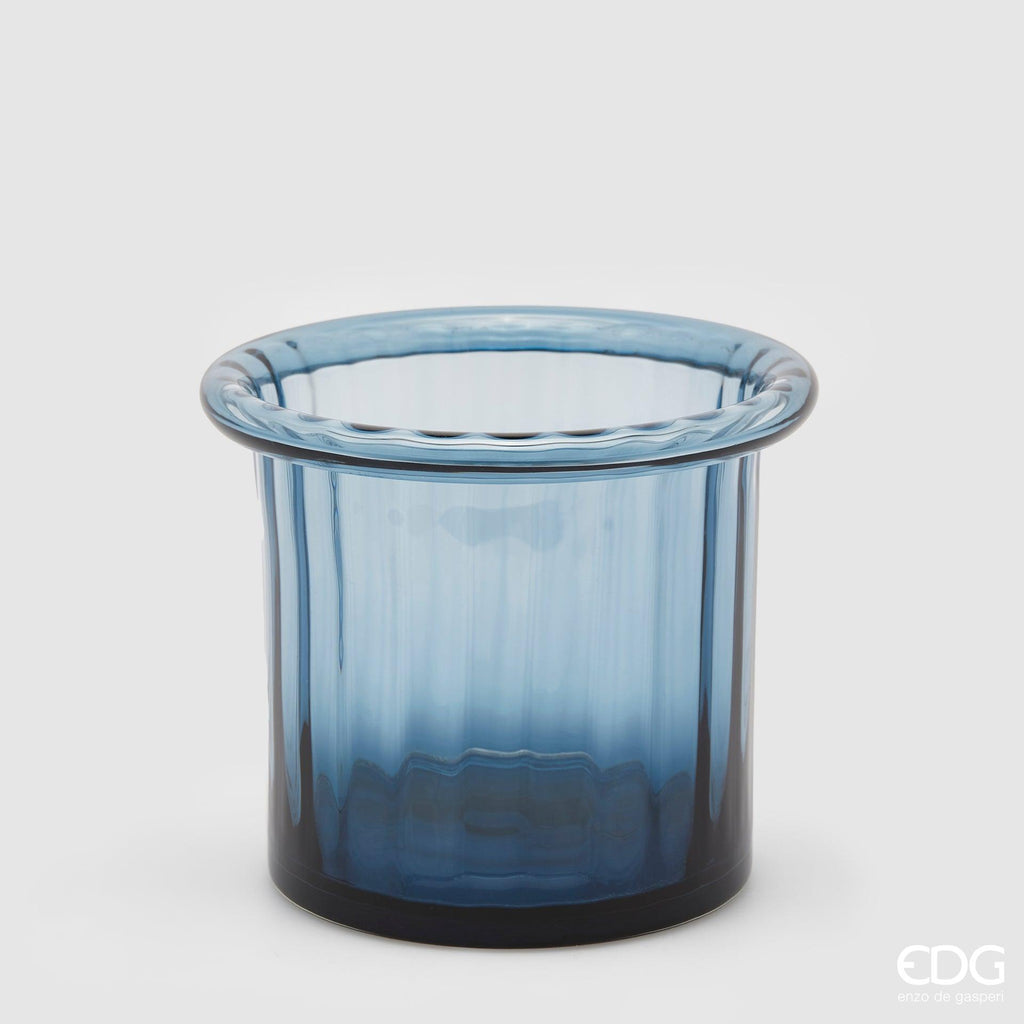 Vaso vetro Pillar con bordo arrotondato By EDG Enzo De Gasperi