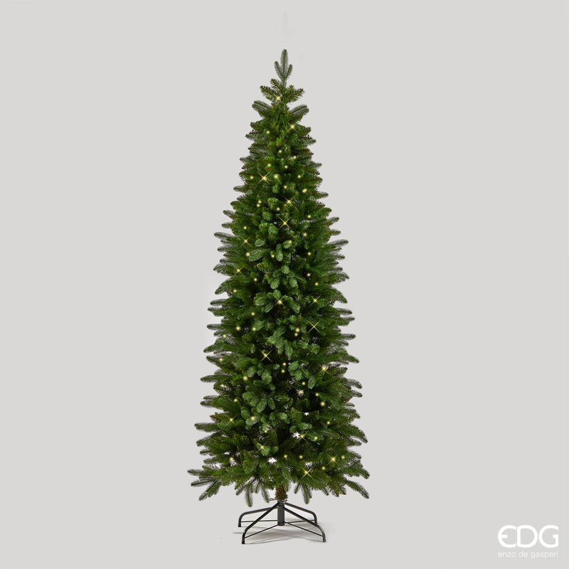 Albero di Natale Pino SLIM H 210 cm. 480 MINILED EDG Enzo De Gasperi